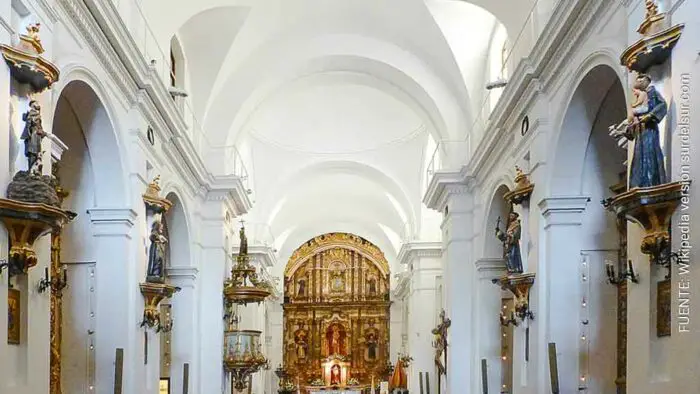Interior de la Basílica de Nuestra Señora del Pilar, en Recoleta Ciudad de Buenos Aires