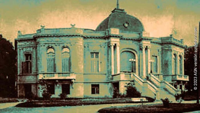 Palais de Glace en Recoleta fotografía histórica ca. 1910