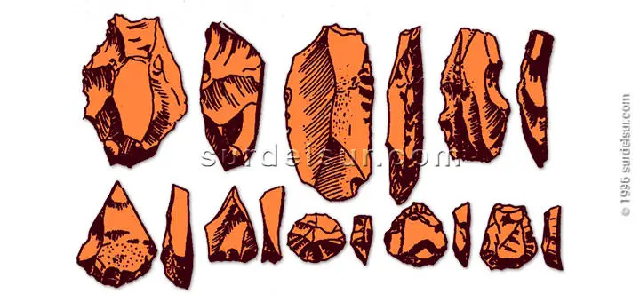 Arrowheads, stone tools