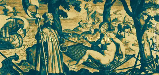 Alegoría de los viajes de Américo Vespucio