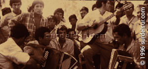 Chamameseros of Charata playing musical theme