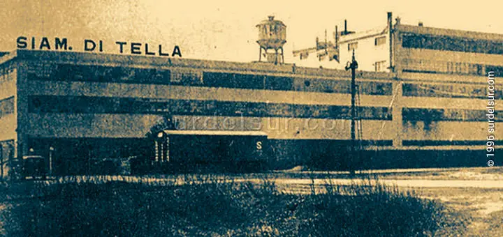 View of the Siam Di Tella Factory Plant. Metalworking Factory founded in 1928.