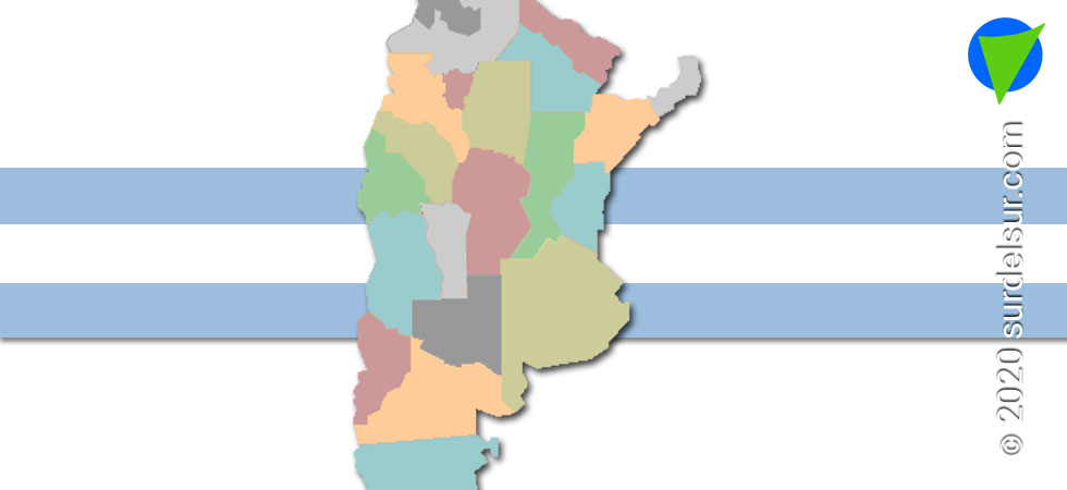 Argentina provinces: Capitals, areas, population