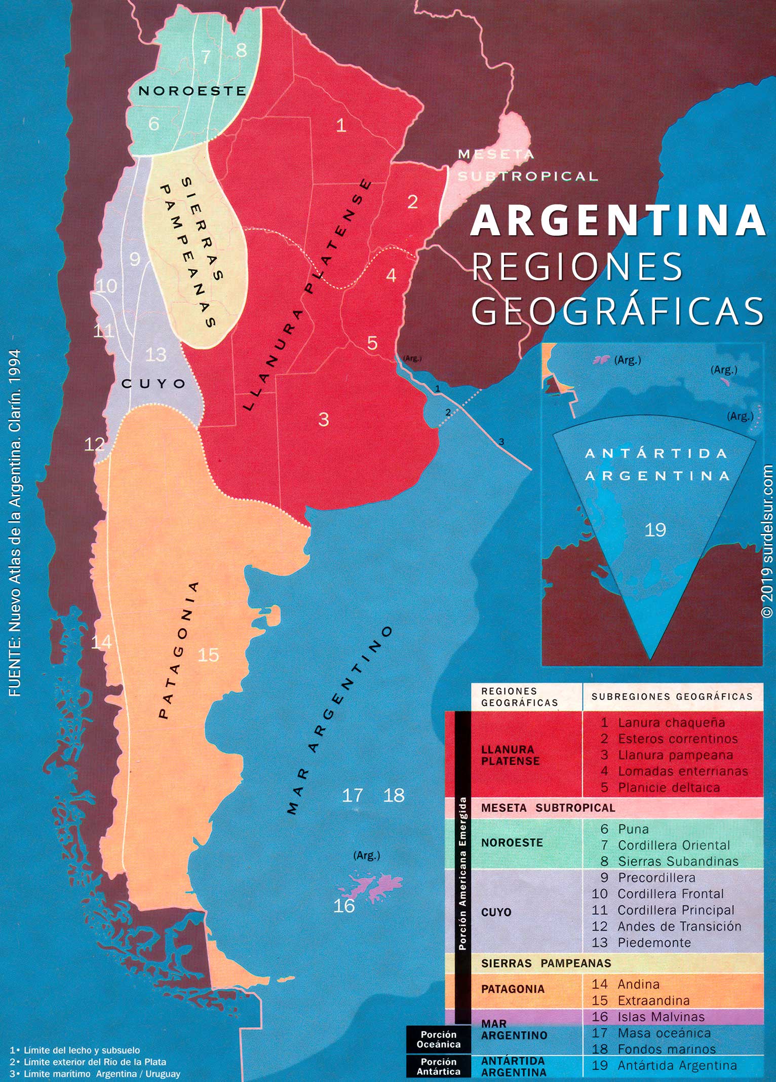 8 Argentina Geographic Regions - El Sur del Sur