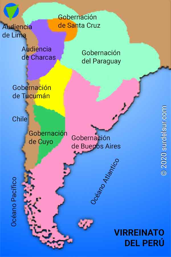 Viceroyalty of Peru Map