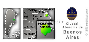 Buenos Aires Capital City Map