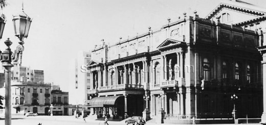Teatro Colón de Buenos Aires. Fotografía antigua