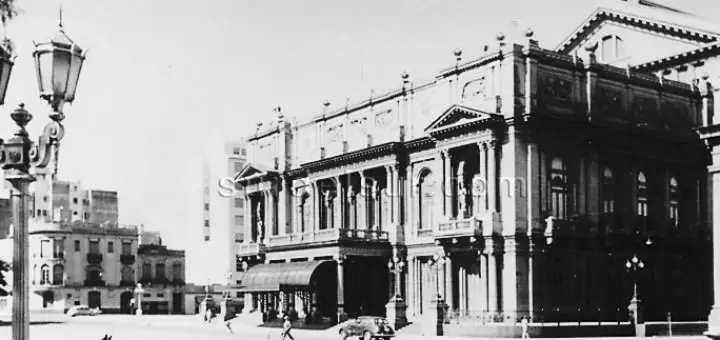 Teatro Colón de Buenos Aires. Fotografía antigua