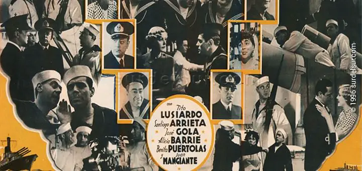 Historia del Cine (1896-1945):La muchachada de a bordo. Film (1936)