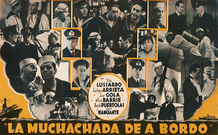 Historia del Cine (1896-1945):La muchachada de a bordo. Film (1936)