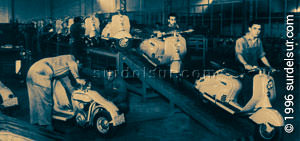Fabricación de motonetas Siambretta