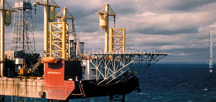 Plataforma submarina para la extracción de petroleo