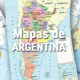 Mapas de Argentina: Político, físico, y temático