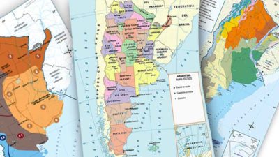 Selección de Mapas de Argentina: Político, físico, y temático