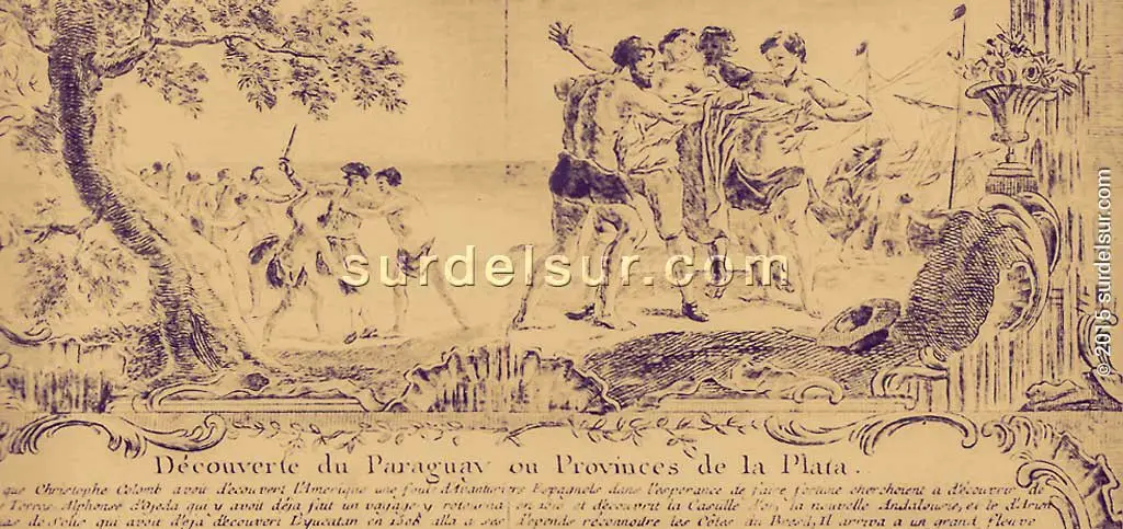 Descubrimiento de Paraguay o Provincia del Plata. 1760