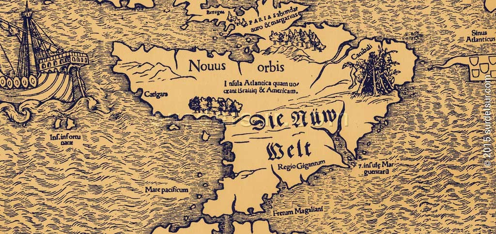 Mapa de América de 1540