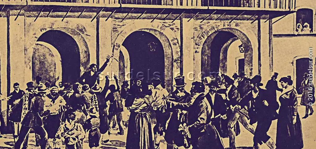 Conmoción en la puerta del Cabildo, Revolución Mayo de 1810