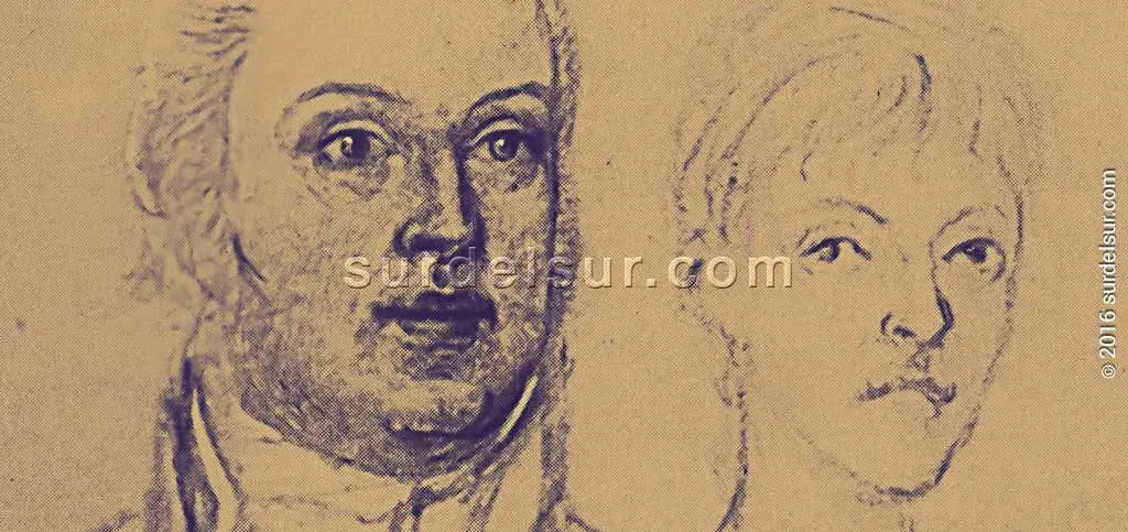 Retrato de Carlota y su esposo el regente de Portugal