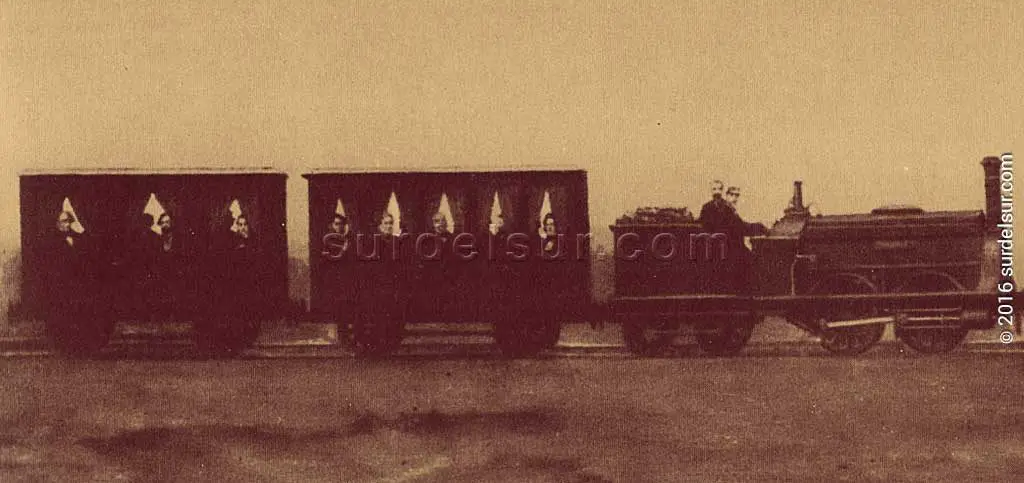 Inauguración del primer ferrocarril 10 de agosto de 1857