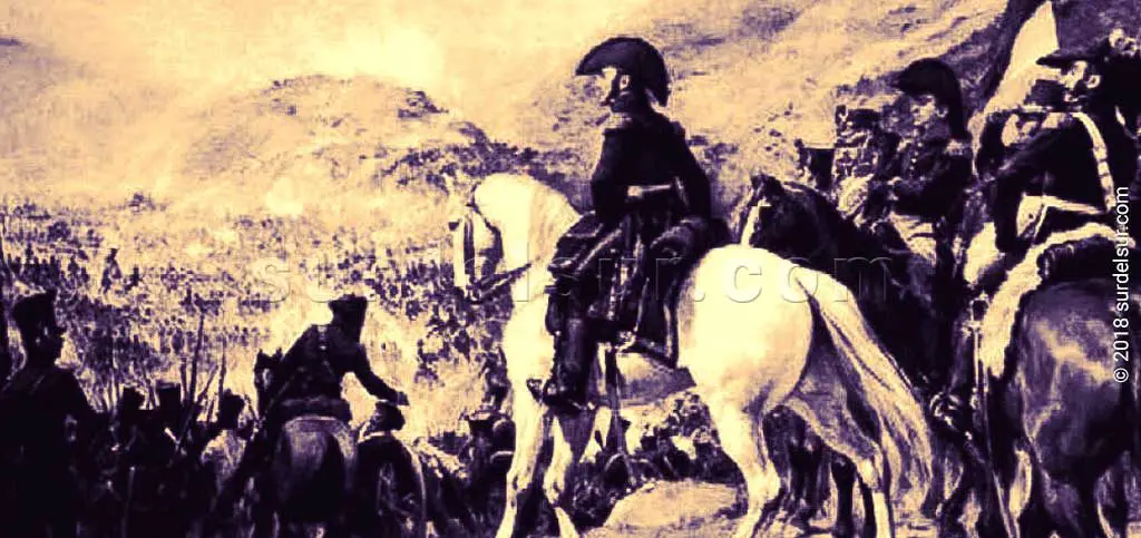 Tropas chilenas y argentinas rumbo a la Batalla de Chacabuco (12 de febrero de 1817), lideradas por José de San Martín. Pedro Subercaseaux  (1880–1956)
