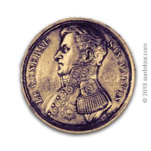 Medalla con el perfil de San Martín 1825