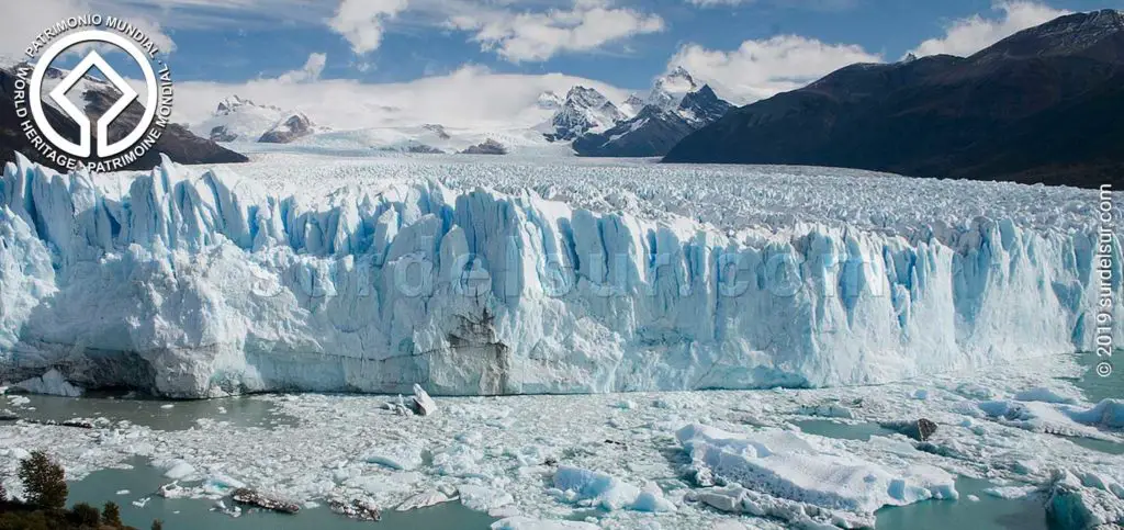 Parque Nacional Los Glaciares, Santa Cruz. Declarado Patrimonio Natural de la Humanidad en 1981.