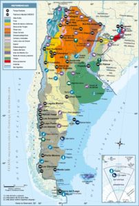 Mapa de Argentina ambiental