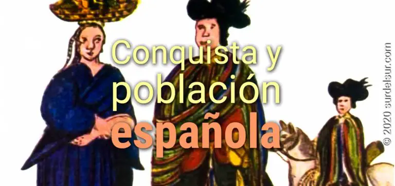 Conquista y población española