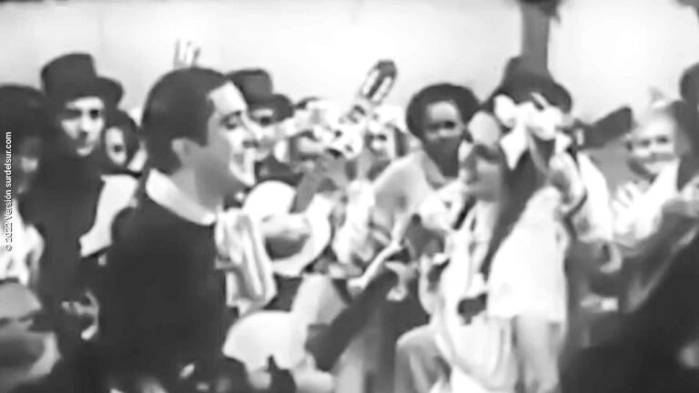Gardel cantando Caminito soleado (1934)