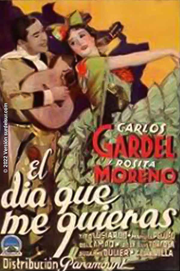 El día que me quieras (1935) Afiche del film
