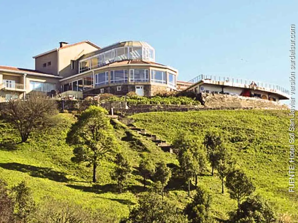 Hotel Sol San Javier vista en la cima de la sierra